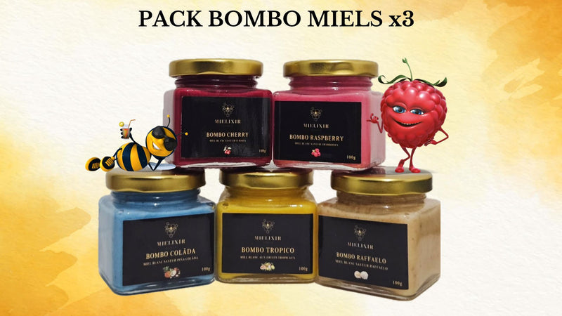 PACK BOMBO MIELS X3
